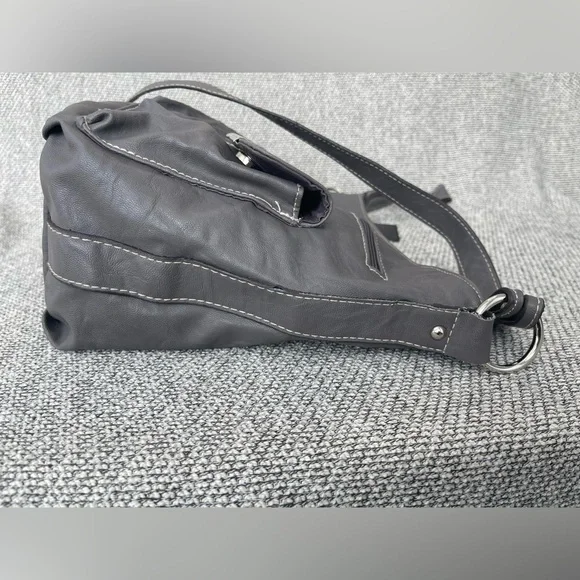 Rosetti Gray Crossbody Bag with Adjustable Strap - Picture 14 of 16